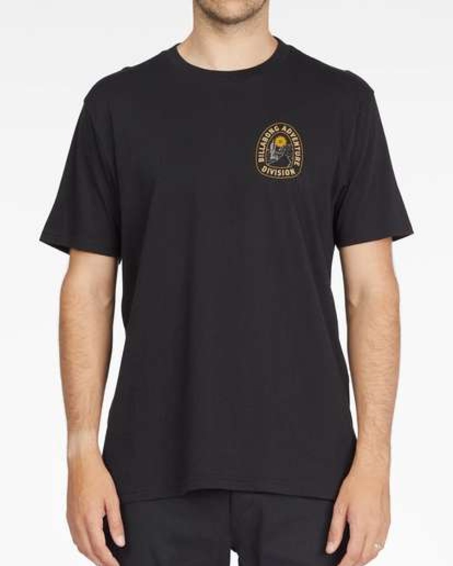 Tees * | Billabong A/Div Barren Short Sleeve T-Shirt Black Black (Blk)