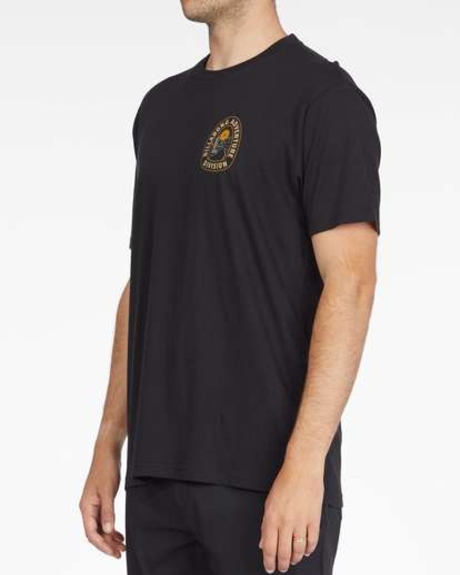 Tees * | Billabong A/Div Barren Short Sleeve T-Shirt Black Black (Blk)