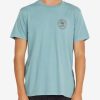 Tees * | Billabong Nature Wave Washed Short Sleeve T-Shirt Light Marine