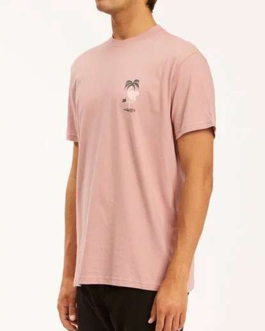 Tees * | Billabong Paradise Lost Short Sleeve T-Shirt Dusty Pink Dusty Pink (Dtp)