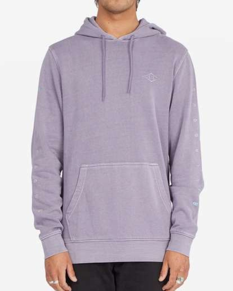 Clothing * | Billabong Wave Washed Unity Pullover Hoodie Purple Haze Purple Haze (Phz)