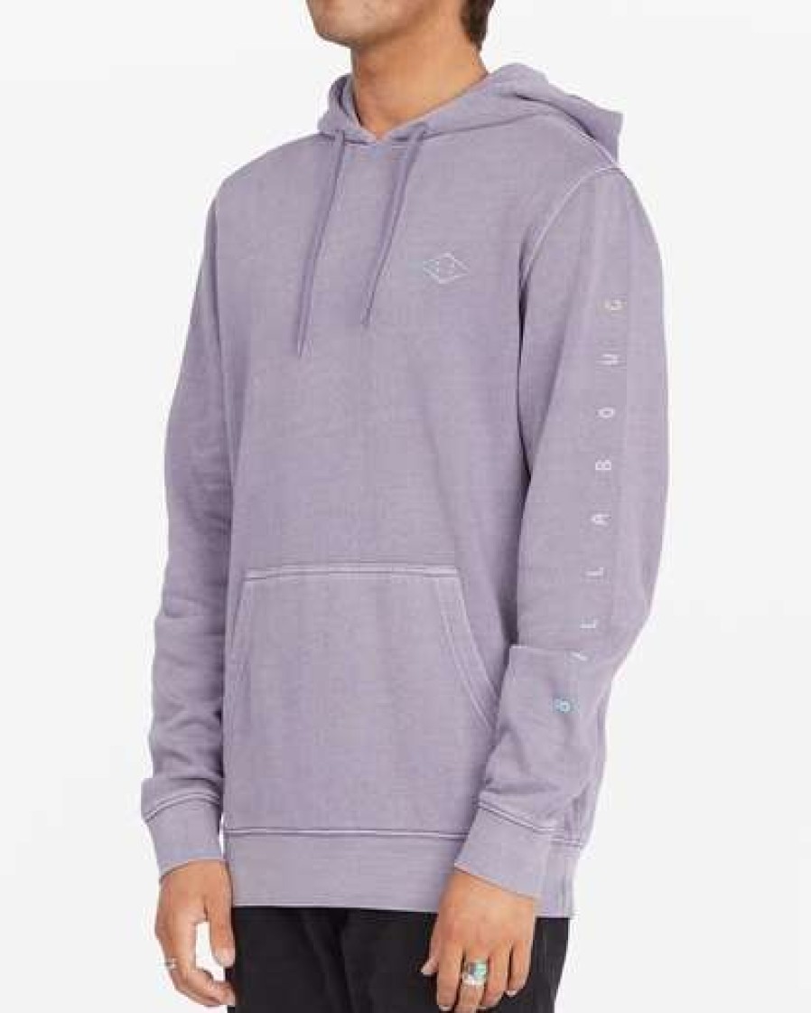 Clothing * | Billabong Wave Washed Unity Pullover Hoodie Purple Haze Purple Haze (Phz)