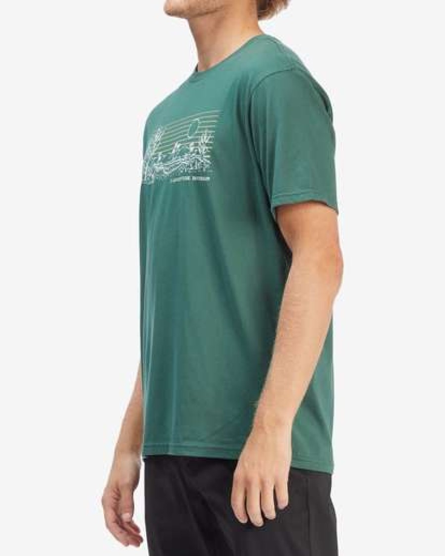 Clothing * | Billabong A/Div Journey Organic Short Sleeve T-Shirt Alpine Alpine (Alp)