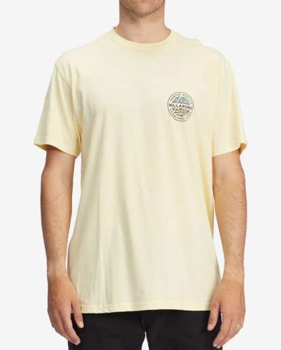 Tees * | Billabong Rotor Short Sleeve T-Shirt Mellow Yellow