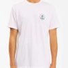 Tees * | Billabong Yin And Wave Short Sleeve T-Shirt White White (Wht)