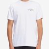 Tees * | Billabong Theme Arch Short Sleeve T-Shirt White