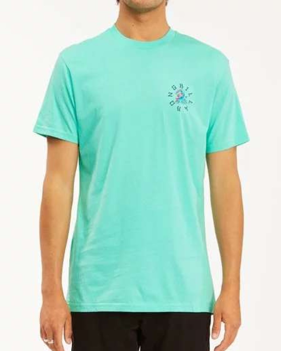 Tees * | Billabong Geo Toucan Short Sleeve T-Shirt Light Aqua Light Aqua (Laq)