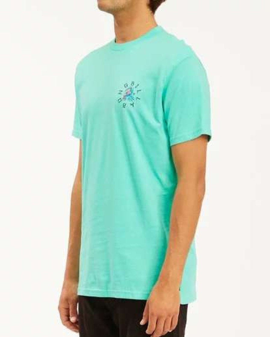 Tees * | Billabong Geo Toucan Short Sleeve T-Shirt Light Aqua Light Aqua (Laq)