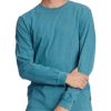 Tees * | Billabong Essential Wave Washed Long Sleeve T-Shirt Coastal Blue