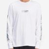 Clothing * | Billabong A/Div Coordinates Organic Long Sleeve T-Shirt White White (Wht)