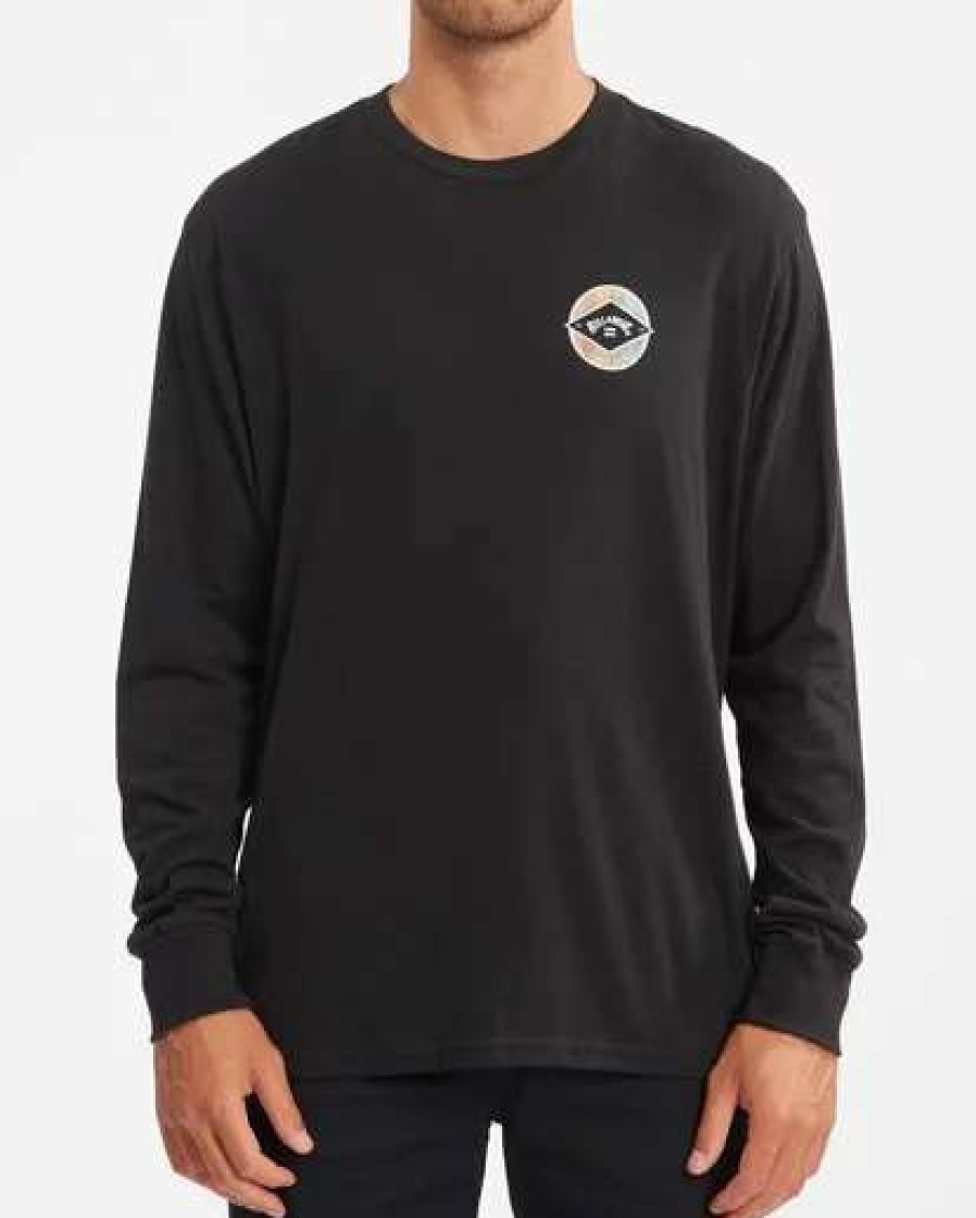 Tees * | Billabong Rotor Arch Long Sleeve T-Shirt Coastal Blue