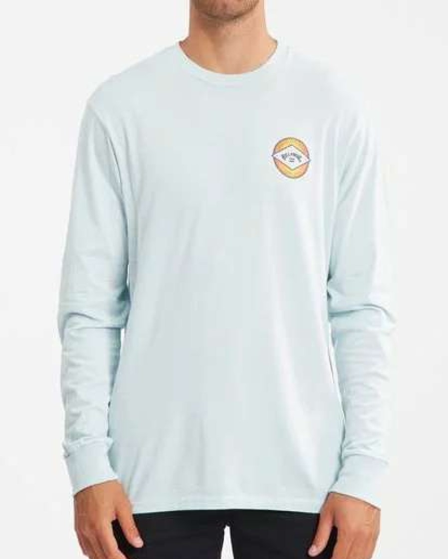 Tees * | Billabong Rotor Arch Long Sleeve T-Shirt Coastal Blue