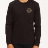 Tees * | Billabong A/Div Peak Wave Long Sleeve T-Shirt Black Black (Blk)