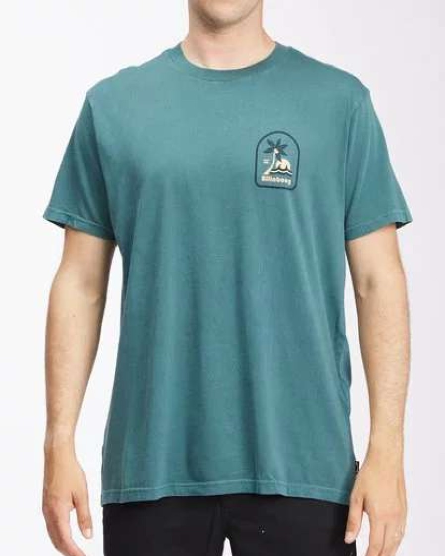 Tees * | Billabong Lounge Wave Washed Short Sleeve T-Shirt Deep Sea Deep Sea (Dps)