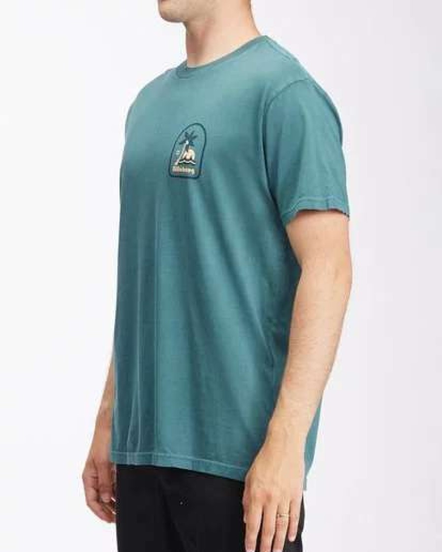 Tees * | Billabong Lounge Wave Washed Short Sleeve T-Shirt Deep Sea Deep Sea (Dps)