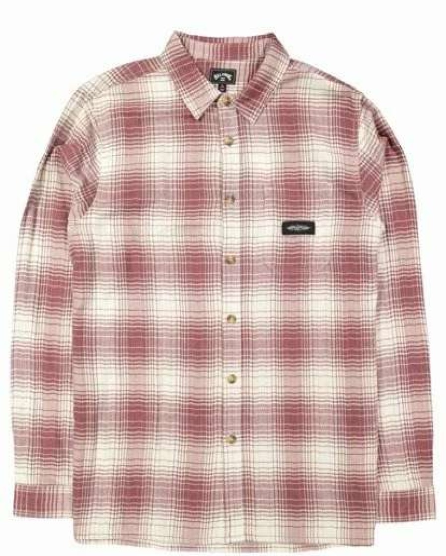 Shirts * | Billabong Arafm Flannel Shirt Off White Off White (Ofw)