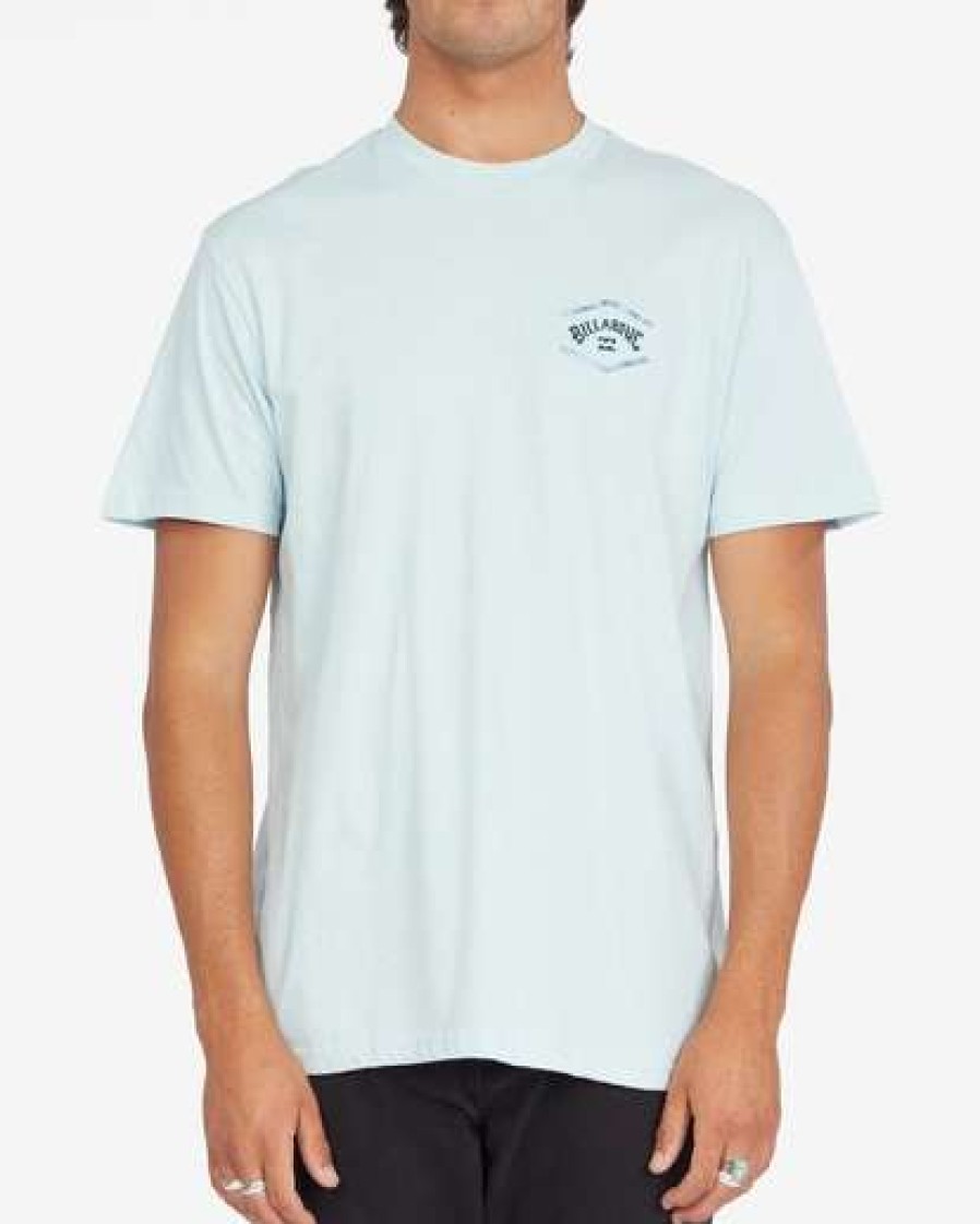 Tees * | Billabong Entry Arch Short Sleeve T-Shirt Black Heather