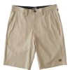 Shorts * | Billabong Crossfire Slub Submersible Walkshorts 21 Dusty Grape