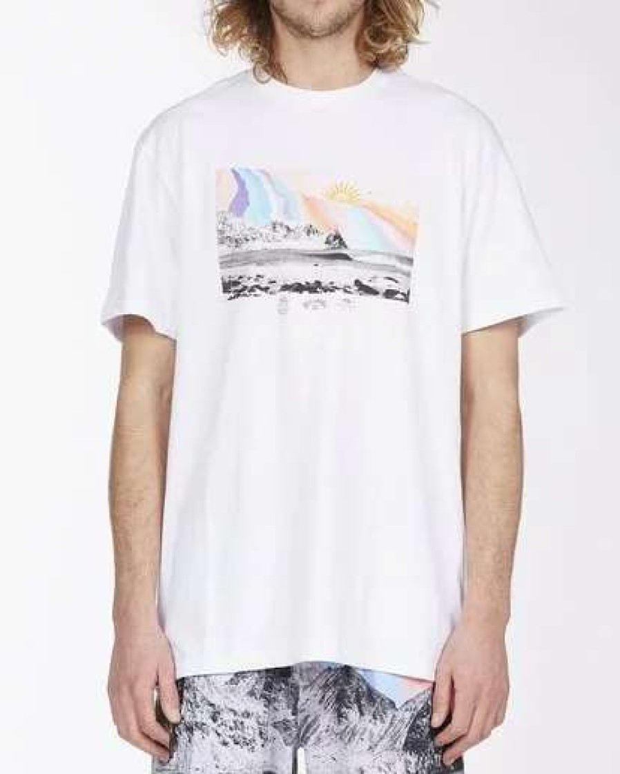 Tees * | Billabong A/Div Expansion Short Sleeve T-Shirt White White (Wht)