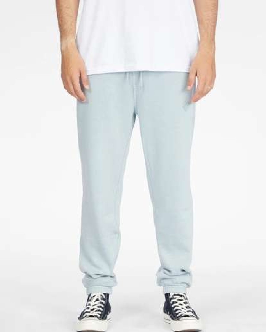 Clothing * | Billabong Wave Washed Sweatpants Smoke Blue