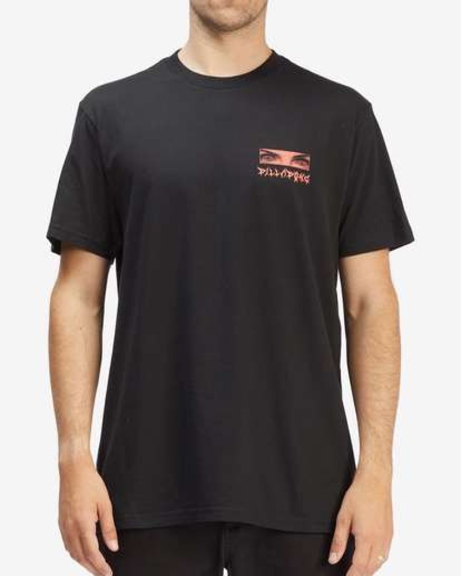 Tees * | Billabong Bad Trip Short Sleeve T-Shirt Black Black (Blk)