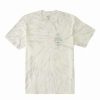 Clothing * | Billabong Yellow Sun Tie-Dye Short Sleeve T-Shirt Off White Off White (Ofw)