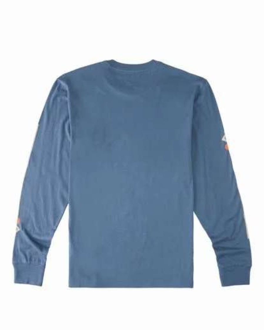 Clothing * | Billabong A/Div Stretch Organic Long Sleeve T-Shirt Dusty Blue Dusty Blue (Dyb)